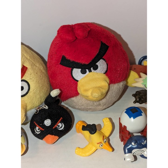 Mixed Lot Pokemon Angry Bird Toys Figures Plushies Super Mario Vintage Rare - Picture 6 of 11